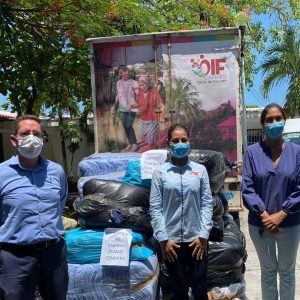 Cotemar intensifica acciones de apoyo al DIF Carmen para atender a las familias afectadas por la tormenta tropical Cristóbal