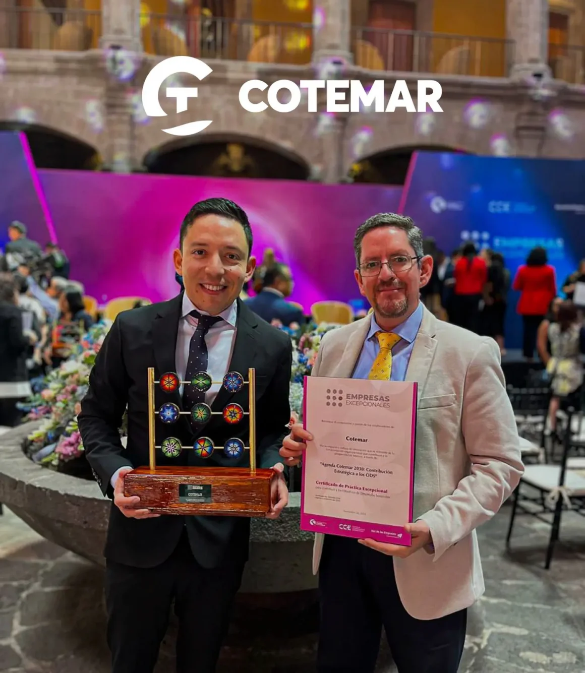 Cotemar recibe reconocimiento “Empresas Excepcionales 2024”, por contribuir a los ODS