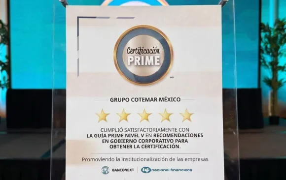 Grupo Cotemar alcanza la Certificación PRIME Nivel V Estrellas Grupo Cotemar alcanza la Certificación PRIME Nivel V Estrellas